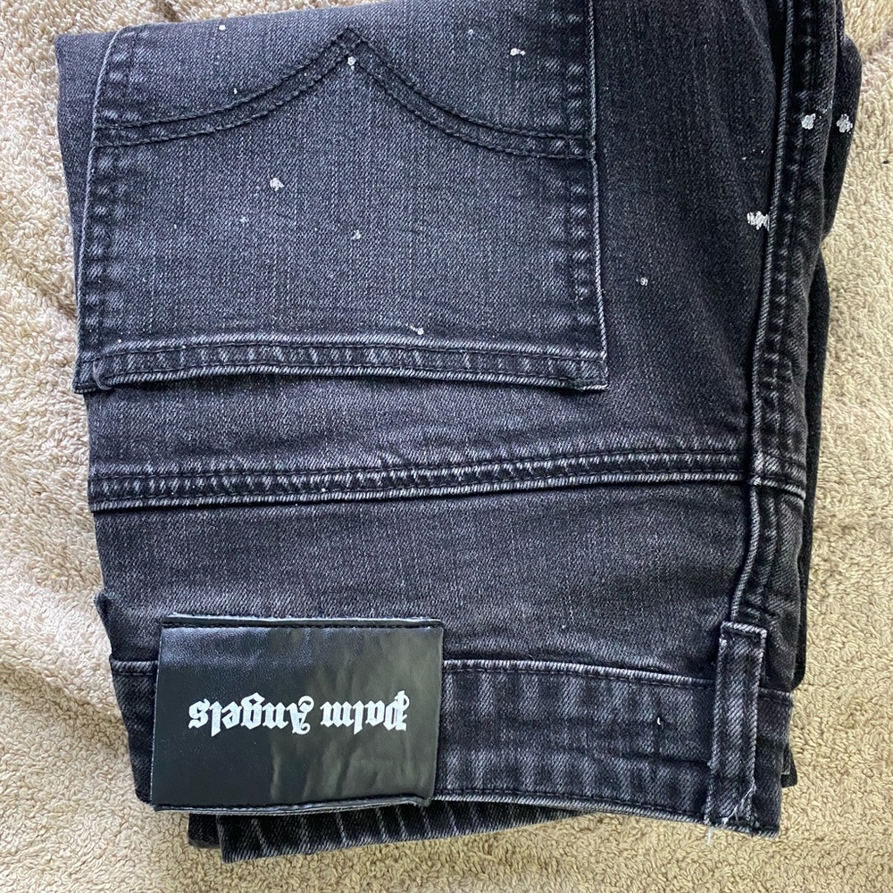 Palm Angels Black Skinny Jeans